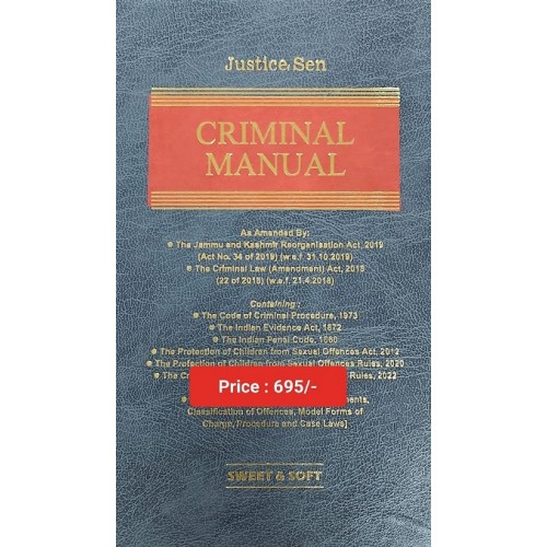 Sweet & Soft’s Criminal Manual by Justice Sen [HB Pocket 2023]